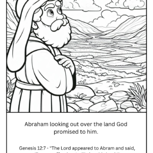 Abraham Bible story Coloring Pages
