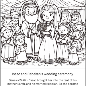 Issac Bible story Coloring Pages