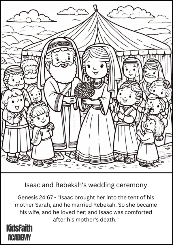 Issac Bible story Coloring Pages