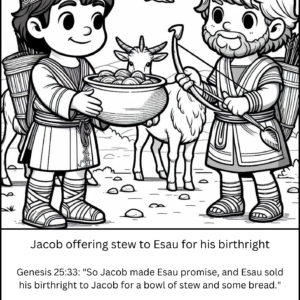 Jacob Bible story Coloring Pages