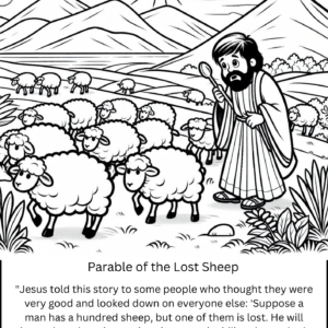 Jesus parables Bible story Coloring Pages