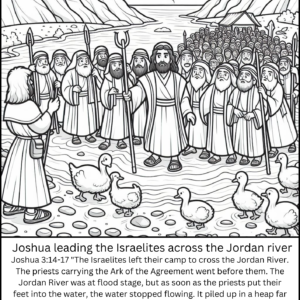 Joshua Bible story Coloring Pages