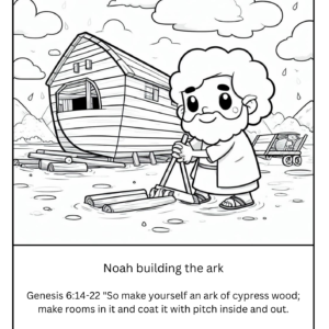 Noah and Ark Bible story Coloring Pages