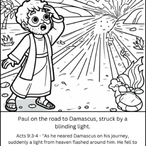 Apostle Paul Bible story Coloring Pages