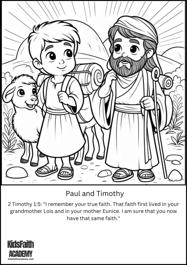 Paul's coworker coloring series pdf